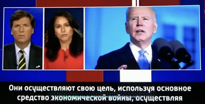 Russia state TV calls Gabbard ‘our friend Tulsi’ as Tucker Carlson interview aired