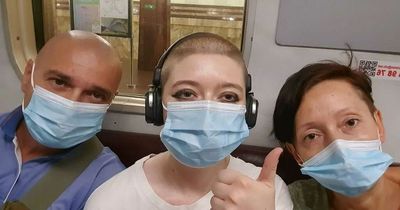 Ukrainian teenager in emotional Edinburgh meeting with sponsor after fleeing war