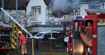 Wythenshawe house fire: Man dies after huge explosion leaves massive hole in home