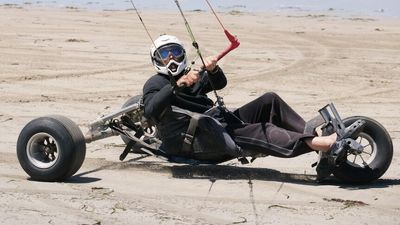 Encephalitis no barrier for extreme sport kitebuggy enthusiast living life in the fast lane