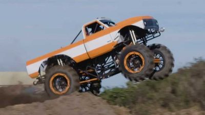 Homemade Monster Truck Cost $100K To Build And Stands 10 Feet Tall