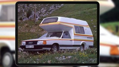 Audi 100 Camper Conversion Is A Glorious Slice Of 1980's RV Life