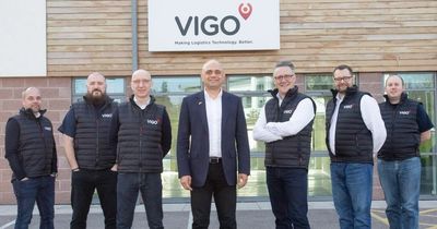 Sajid Javid opens software firm's new Bromsgrove office