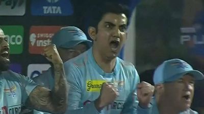 IPL 2022: Gautam Gambhir's reaction goes viral as Lucknow Super Giants register maiden win