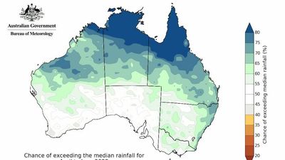 Wet autumn outlook for parts of eastern Australia as the BOM predicts above average rainfall