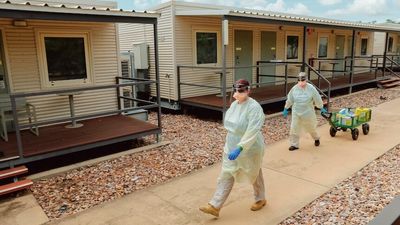 COVID-19 quarantine facility at Howard Springs had as few as three people in it this week
