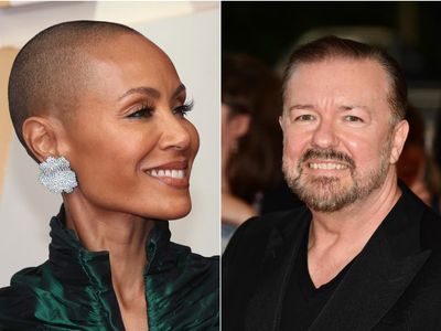 Ricky Gervais says he would have joked about Jada Pinkett Smith’s ‘boyfriend’ not her hair