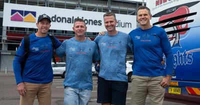 Knights join Mark Hughes Foundation trek to top end to fight brain cancer