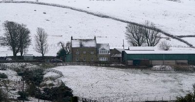 Hour by hour weather forecast as overnight snow leaves lorries stuck on A68