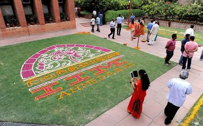 IIM-Ahmedabad controversy over changing of historical logo