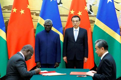 No military element to Solomon Islands cooperation, Chinese ministry says