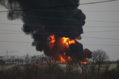 Kremlin says Ukraine strike on Russian fuel depot creates awkward backdrop for talks
