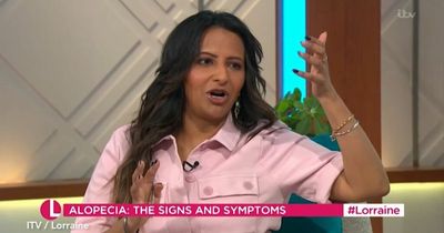 Ranvir Singh explains the 'discomfort' alopecia causes as she shows hair loss