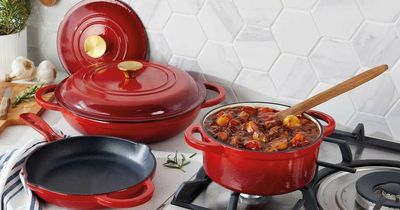 Aldi's Le Crueset-style set will save you £100 on cast iron cookware