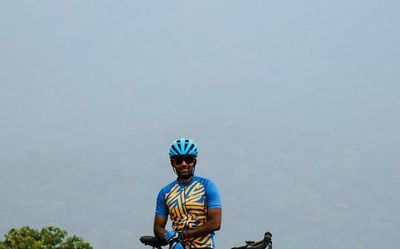 A fitness trainer from Coimbatore sets a new record in road bicycling