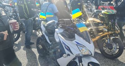 Rochdale bikers show love for Ukraine with community bike ride