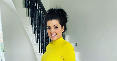 Glasgow TV star Storm Huntley shares baby bump as Jeremy Vine viewers all say the same thing