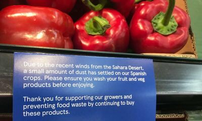 Don’t let dust cloud your judgment: Tesco urges shoppers to buy sandy veg