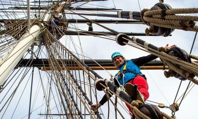 Something to crow about: climbing the rig of the Cutty Sark