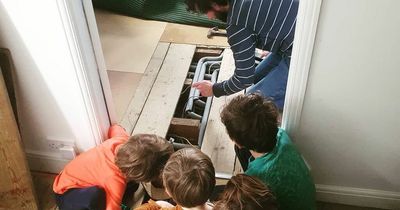 Family makes dream home on £20,000 budget with lampshades made out of cat beds
