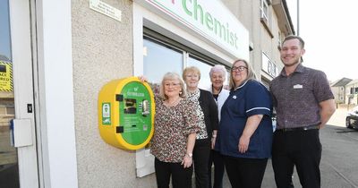 Vital public defibrillator installed in centre of Airdrie village