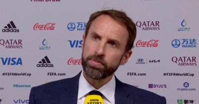 Gareth Southgate reacts to England World Cup draw and "intriguing" group stage opponent