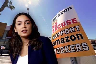 AOC called out after big Amazon win