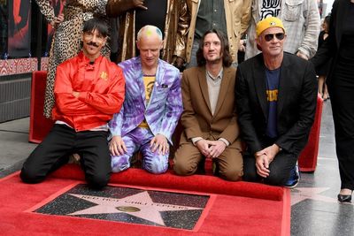 Red Hot Chili Peppers pay touching tribute to Taylor Hawkins at Hollywood Walk of Fame ceremony