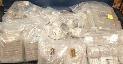 Two men arrested after €1.2 million worth of cannabis seized in massive Dublin sting