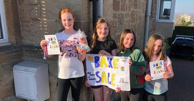 Helping out Ukraine - kind Lanarkshire youngsters hold bake sale to raise money