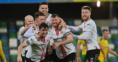 Irish Cup semi-final: Crusaders hit back to end Reds treble dream and seal place in showpiece