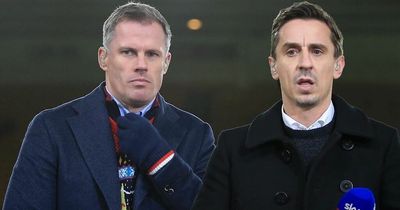 Gary Neville reminded Jamie Carragher he's an Everton fan after Liverpool comment