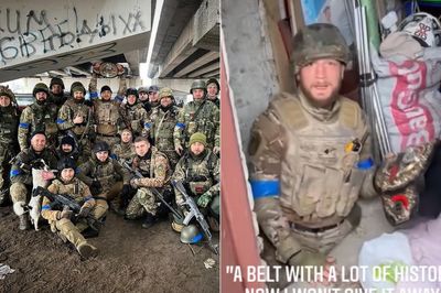 Bellator champ Yaroslav Amosov brings title belt on active duty amidst war in Ukraine