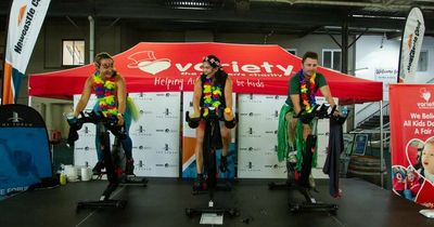 Cycling 200 hours for kids in need