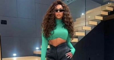Jesy Nelson dazzles in extreme green and fans are convinced she's hinting at new single