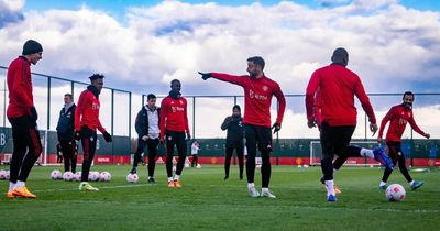 No sign of Cristiano Ronaldo and what we spotted in Manchester United training ahead of Leicester