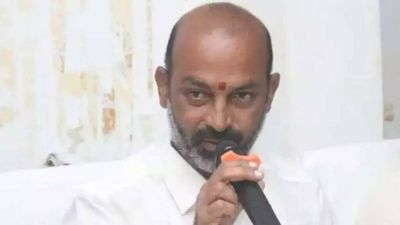 Bandi Sanjay Kumar meets defence minister Rajnath Singh