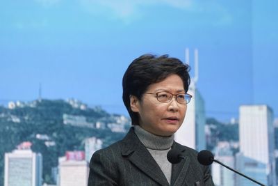 Hong Kong's Carrie Lam says leadership election to go ahead as planned