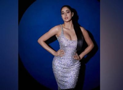 Janhvi Kapoor makes fashion statement in shimmery silver ensemble