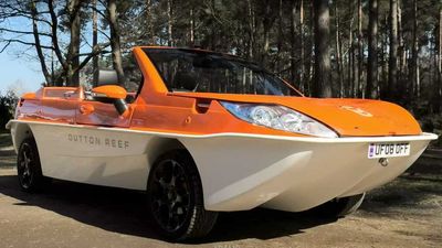 This Ford Fiesta Is Both A Boat And A Car At The Same Time