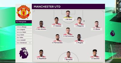 We simulated Man United vs Leicester City to get a score prediction