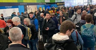 "It’s absolute carnage": Manchester Airport baggage handlers 'under more stress than ever' as they battle queues and delays - and they say it's only going to get worse