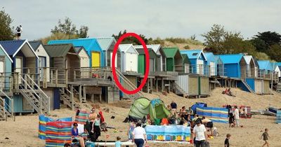 'Cheshire-by-the-sea's' most expensive beach hut is up for sale for an eye-watering £200,000