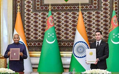 India, Turkmenistan sign 4 MoUs for cooperation; agree to expand bilateral trade