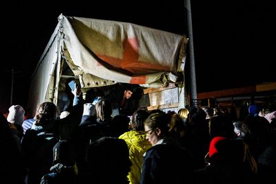 As Mariupol residents flee, Russian forces hunt for Ukrainian fighters