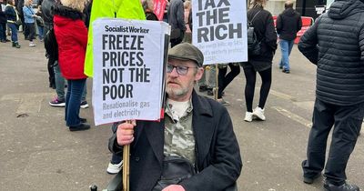 Cost of living crisis demo in Glasgow as protesters blast 'appalling' price hike