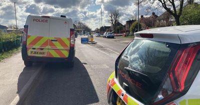 Scenes like an 'action movie' as forensics investigate Notts crash that left man critically injured