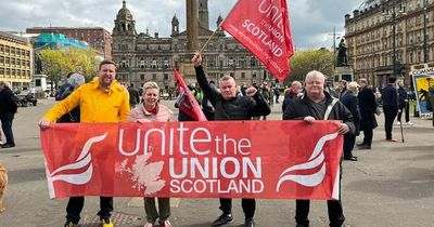 Glasgow George Square protest held over cost of living crisis