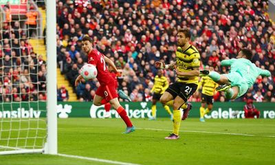 Diogo Jota helps see off Watford as Liverpool make it 10 in a row
