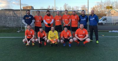 Sands United FC Larne football team helping men cope with grief of baby loss